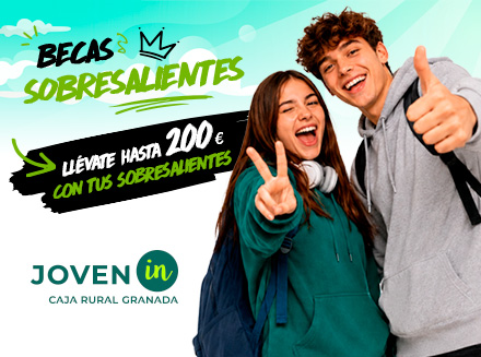 Jovenes felices beca sobresaliente