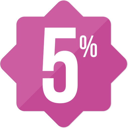 5%