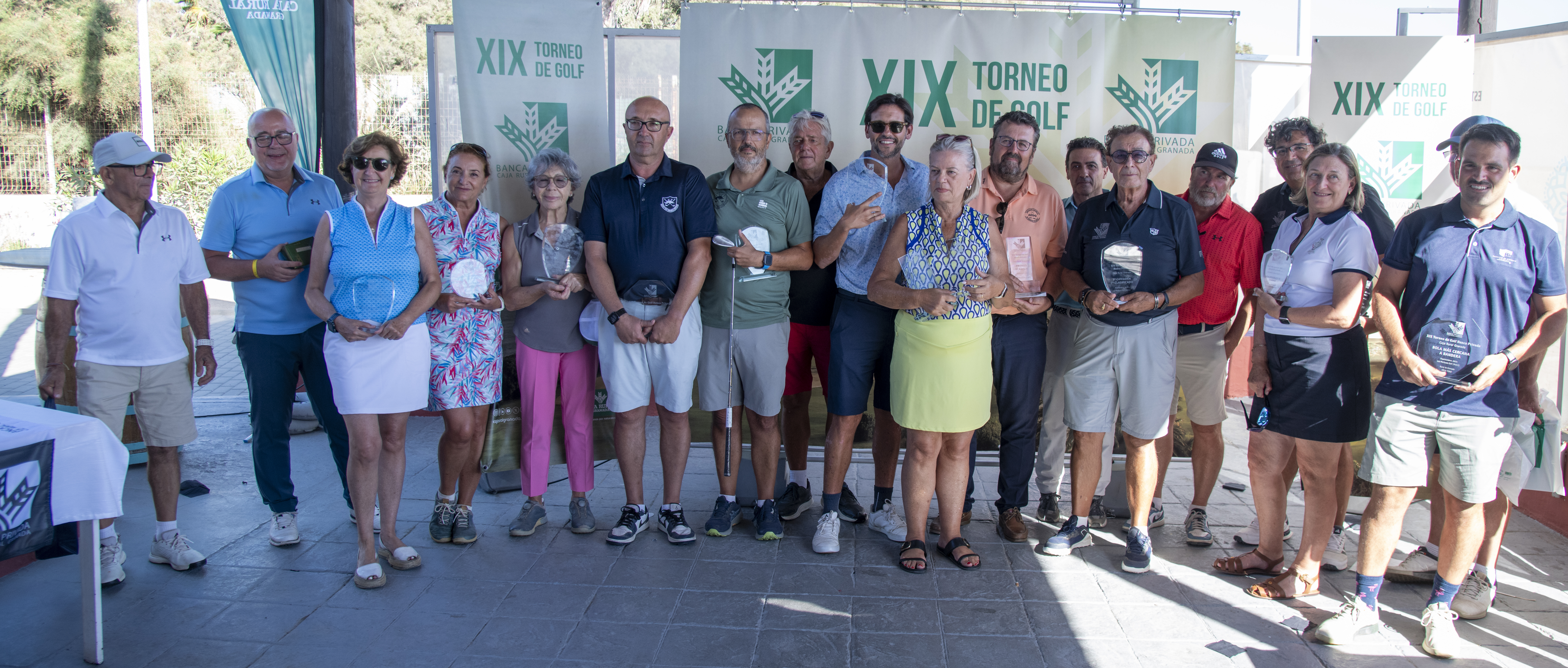 Ganadores del XIX Torneo Banca Privada Caja Rural Granada