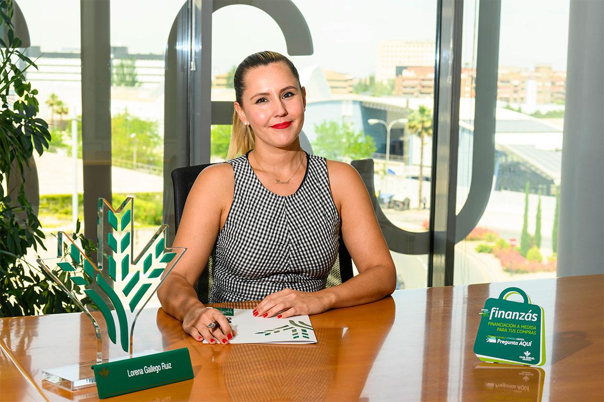 Lorena Gallego. Responsable de Consumo de Caja Rural Granada