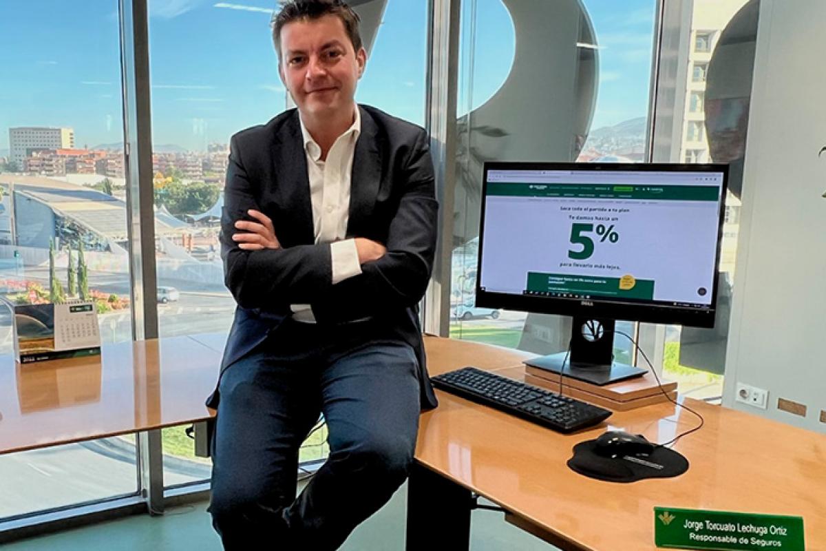Responsable de Seguros de Caja Rural Granada, Jorge Lechuga