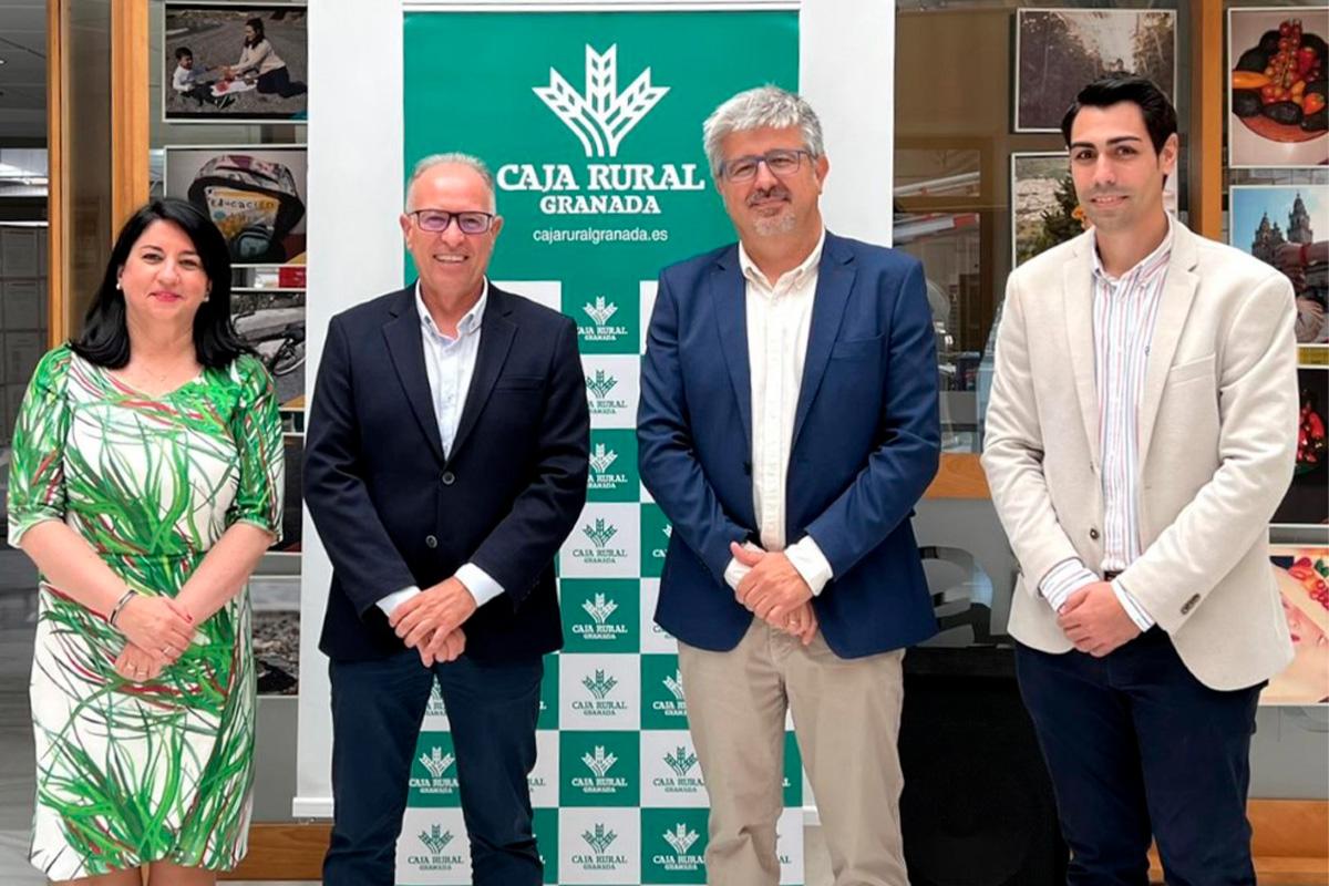 Marina González, Pedro Ruiz, José Aurelio Hernández y Luis Miguel Ortiz en La Palma 