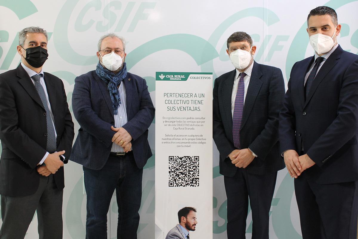Caja Rural Granada ratifica su apoyo a los trabajadores de CSIF Almería